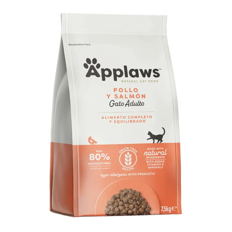 Applaws Adult Grain Free Salmón y Pollo pienso para gatos Oferta Limitada
