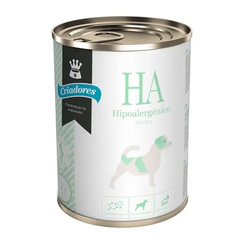 Criadores Dietetic Adulto Hipoalergénico lata para perros Promoción