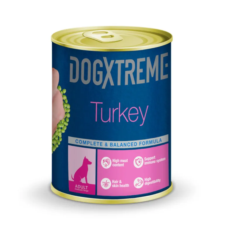 Última Versión Dogxtreme Adult pavo lata para perros