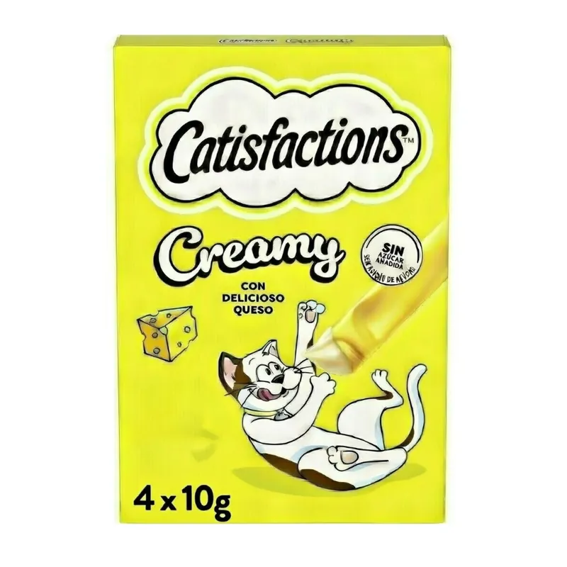 Catisfactions Creamy Queso Snack cremoso para gatos Novedad