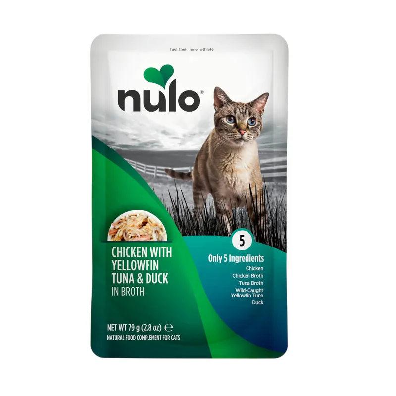 Nulo Pollo, Atún y Pato en caldo sobres para gatos Promoción Exclusiva