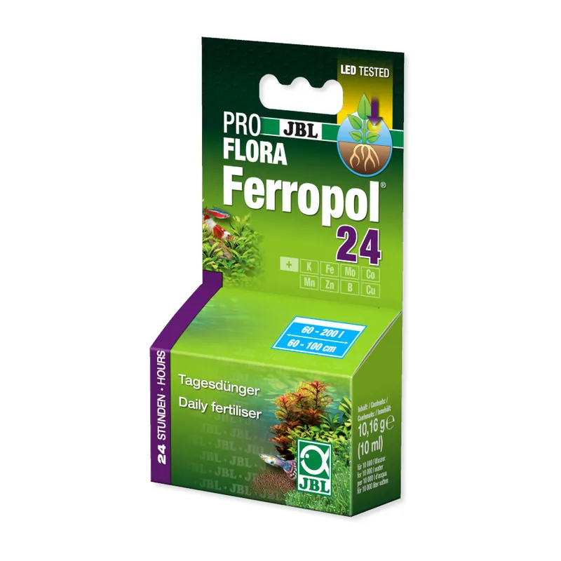 Oferta De Temporada JBL ProFlora Ferropol 24 Fertilizante para Plantas Acuáticas para acuarios