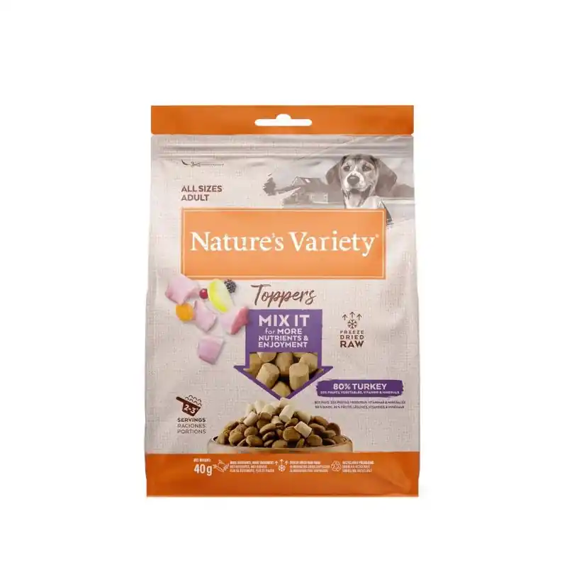 Nature´s Variety Snack Liofilizado Toppers Pavo 40gr Rebajas