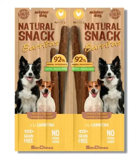 Precio Reducido Sandimas Snacks Barritas de Pollo y Higado para Perros
