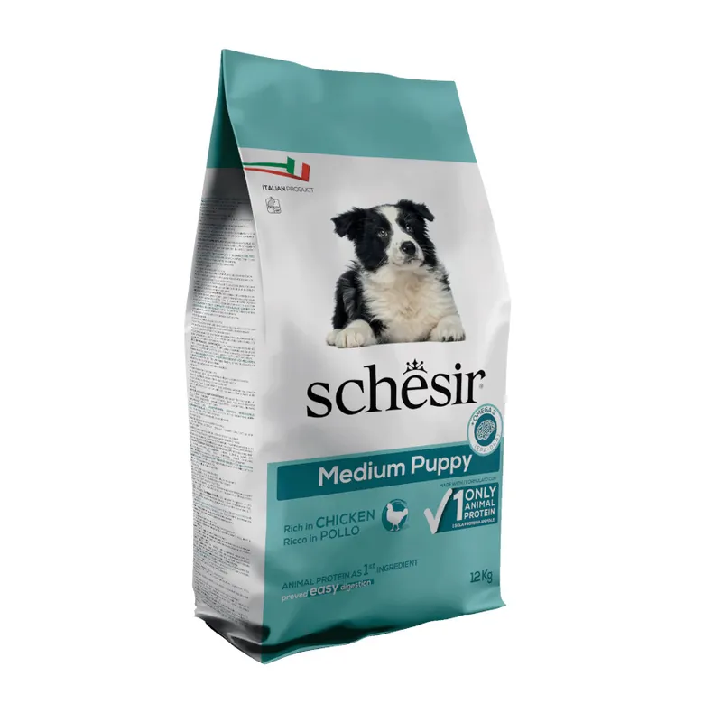 Schesir Puppy Medium Pollo pienso para perros Compra Ahora
