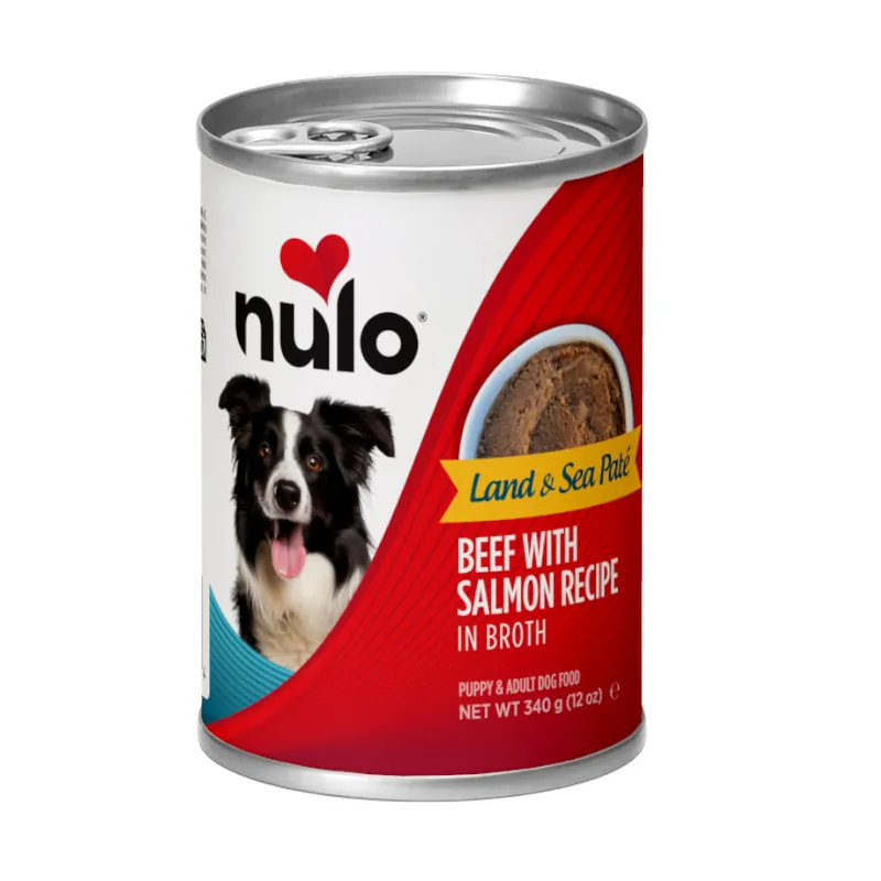 Precio Bajo Nulo Ternera con Salmón Paté en Lata para perros