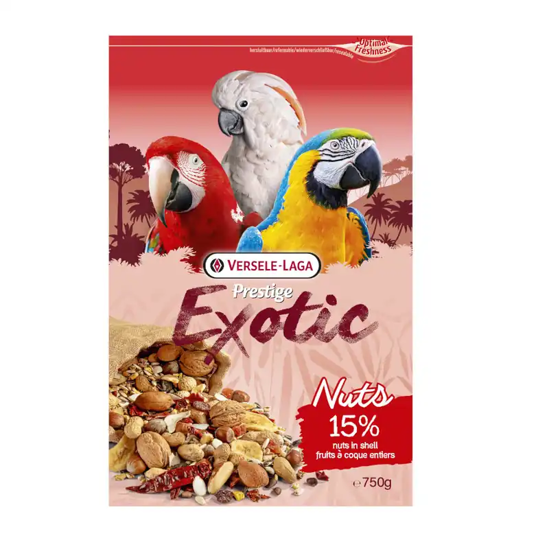 Verserle-Laga Exotic Nuts Snacks para loros Descuento