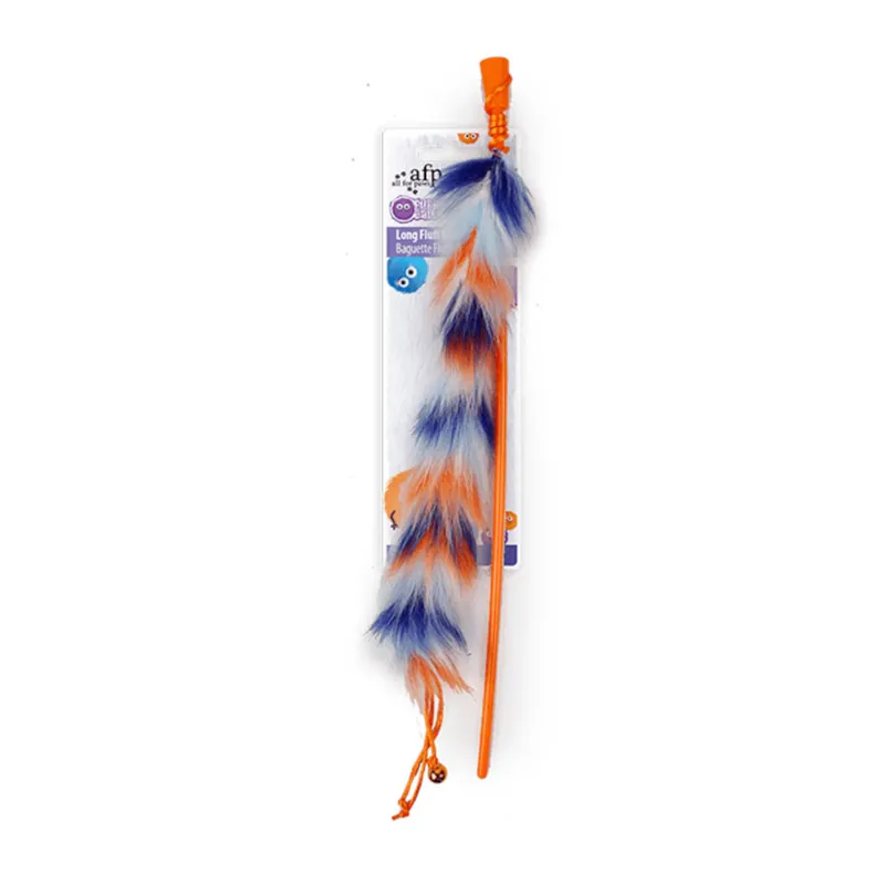 All For Paws Pelota Peluda Bastón Naranja Juguete para Gatos Envío Inmediato