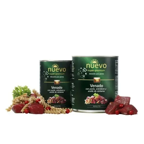 Comida húmeda Nuevo Adulto para perros sabor venado Rebajas