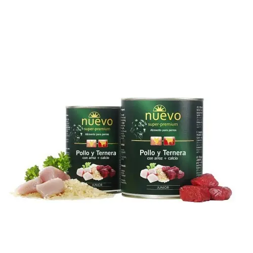 Comida húmeda Nuevo Junior para perros sabor pollo Oferta De Temporada
