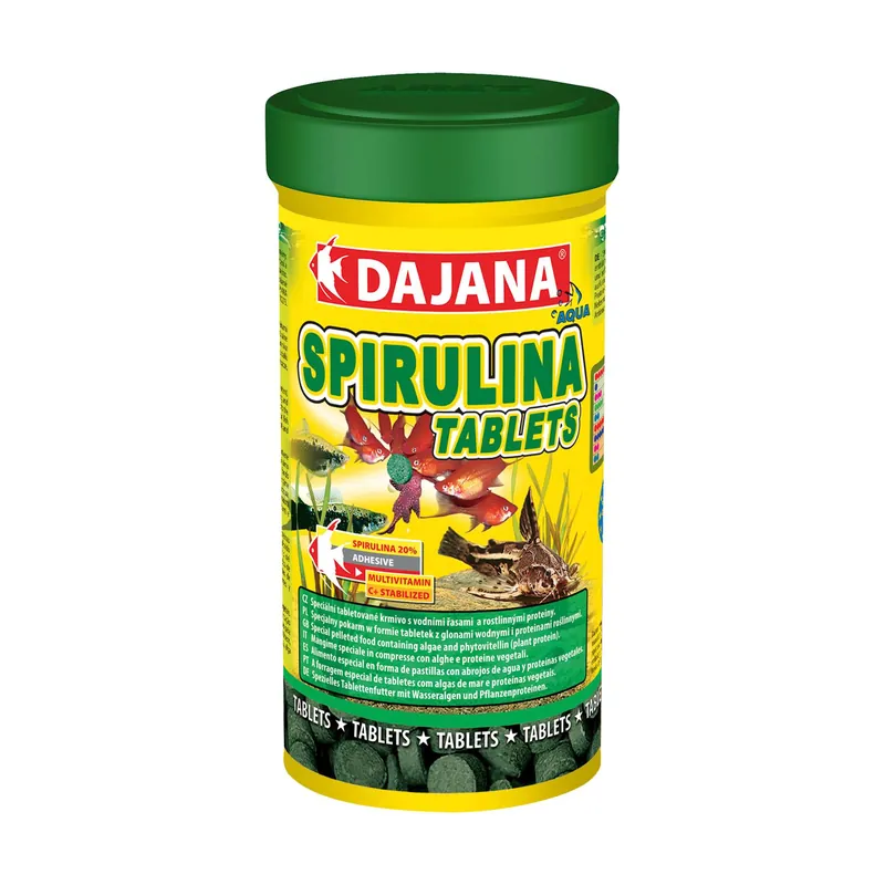 Bestseller TPTG Dajana Spirulina Tablets Alimento para peces