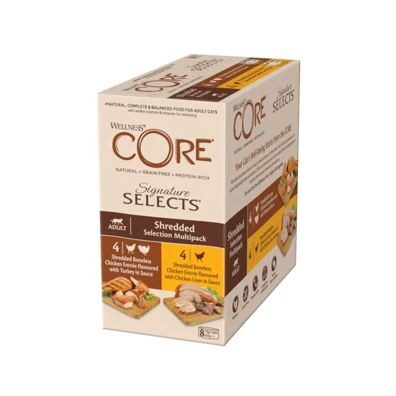 Wellness Core Shredded Selection lata para gatos Ocasión Especial