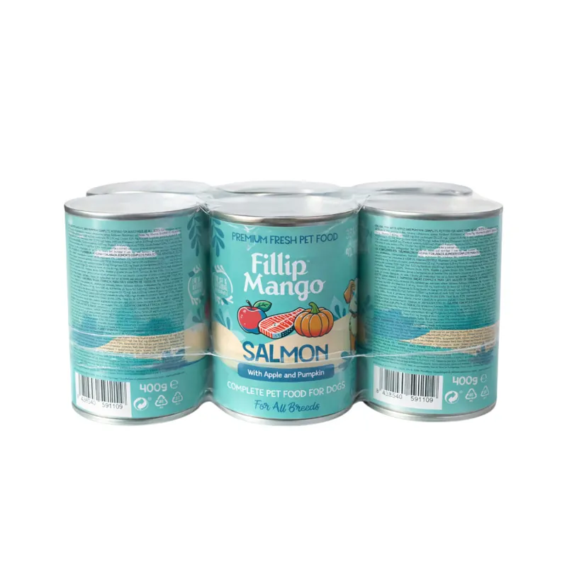 Envío Inmediato FIllip Mango Lata Salmón Manzana y Calabaza Multipack para perros