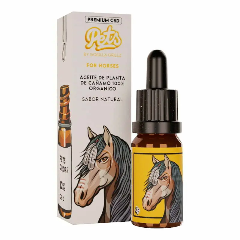 Gorilla Grillz Aceite CBD PETS 12% para caballos Envío Exprés