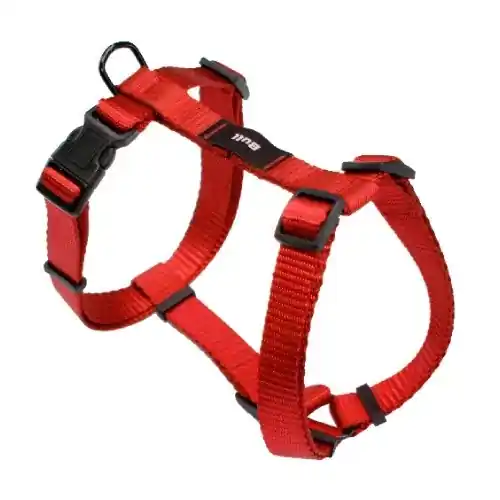 Arnés liso de nylon para perros color Rojo Promoción