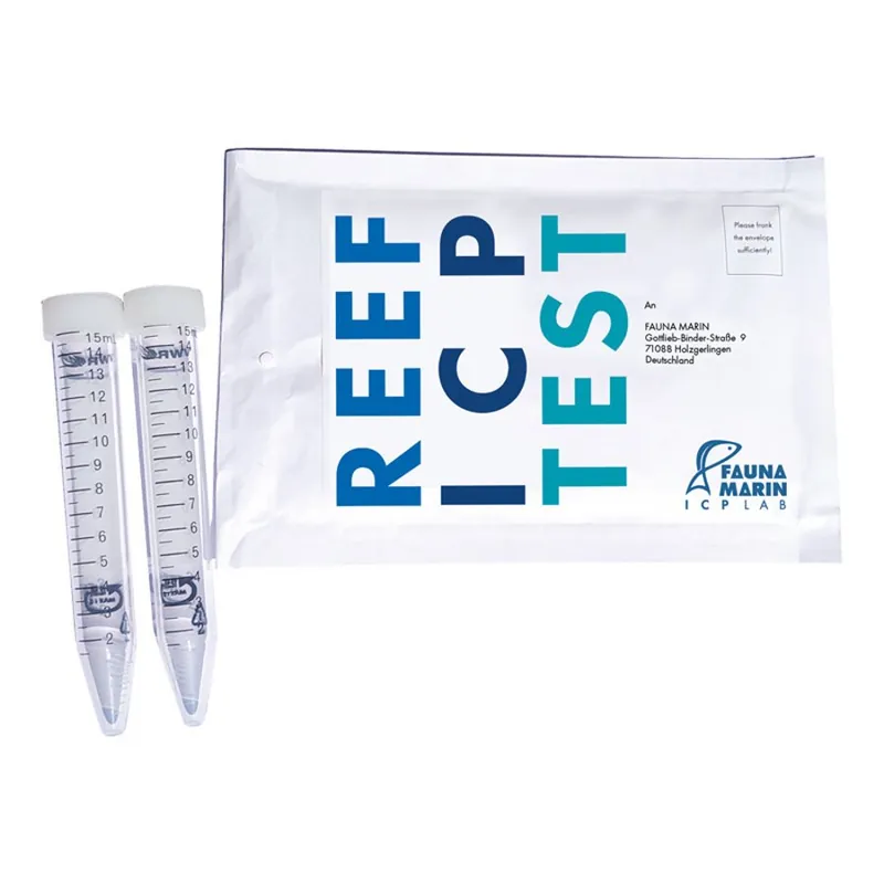 Fauna Marin FM REEF Pack Test ICP Prueba de los valores del agua para acuarios de arrecife Oferta Especial