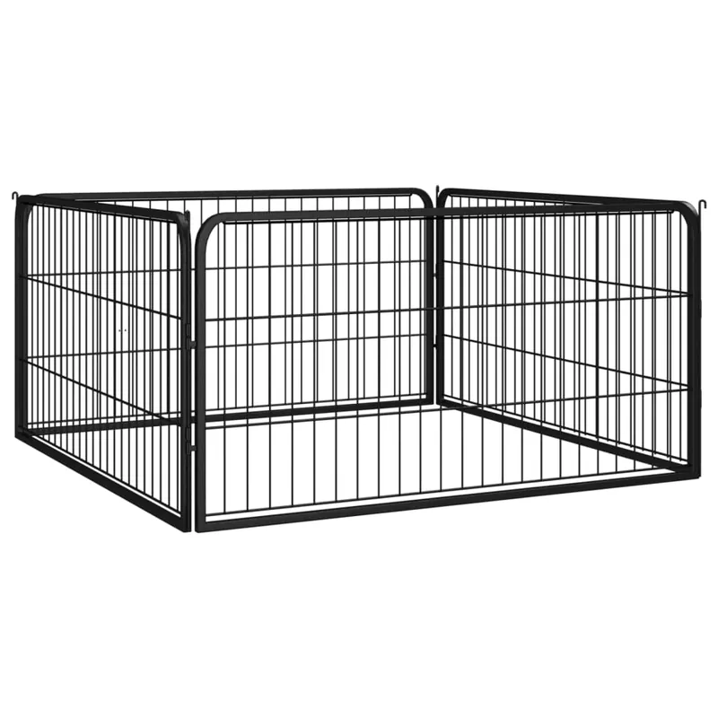Compra Ahora VidaXL Corral Negro para perro