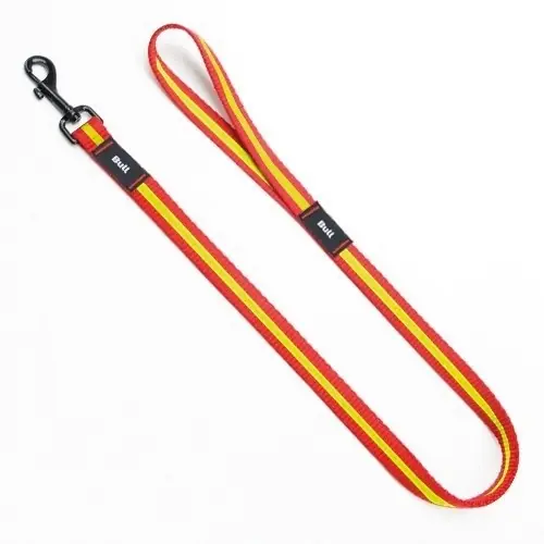 Correa bandera de España para perros color Rojo/Amarillo Precio De Fábrica