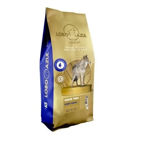 Lobo azul pienso grain free sabor pollo para cachorros grandes y gigantes Envío Exprés