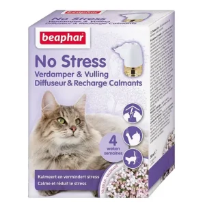 Ambientador Antiestres Beaphar No Stress Gato Pack Difusor Y Recambio 30Ml Marca Reconocida
