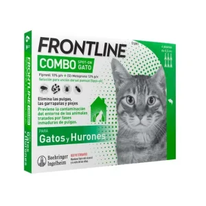 Pipetas Antiparasitario Gato 6 unidades Frontline Combo Spot On Gatos 6 P. Ocasión Especial