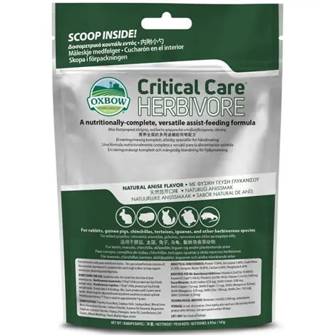 Promoción Exclusiva Oxbow critical care anís