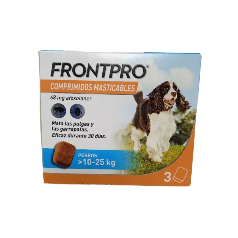 Oferta Frontpro Comprimidos Masticables Anti Pulgas y Garrapatas