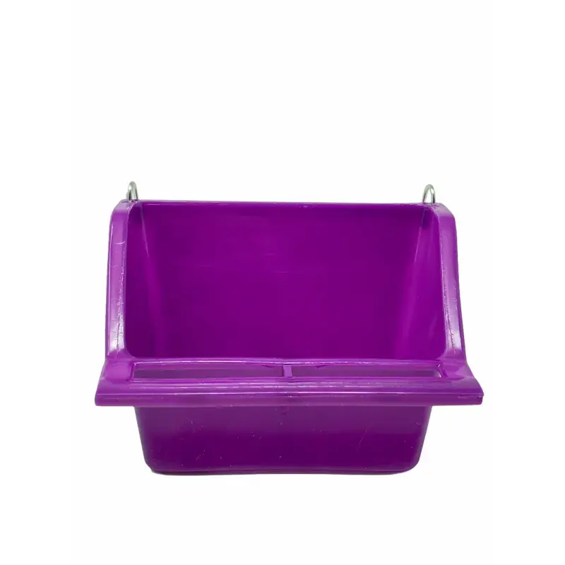 Comedero Interior Plastico Con Gancho Para Voladeras Y Jaulas. Ordena Ya